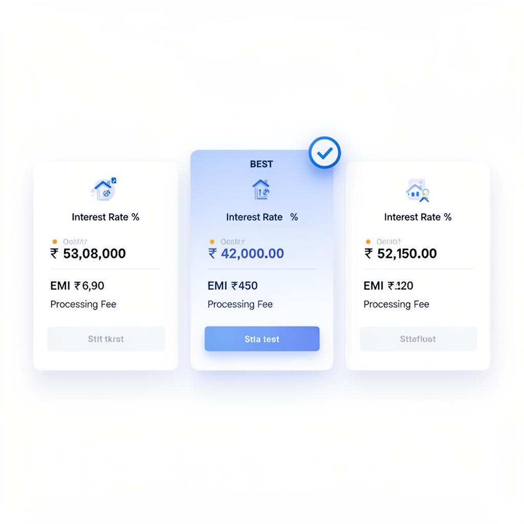 Loan comparison illustration